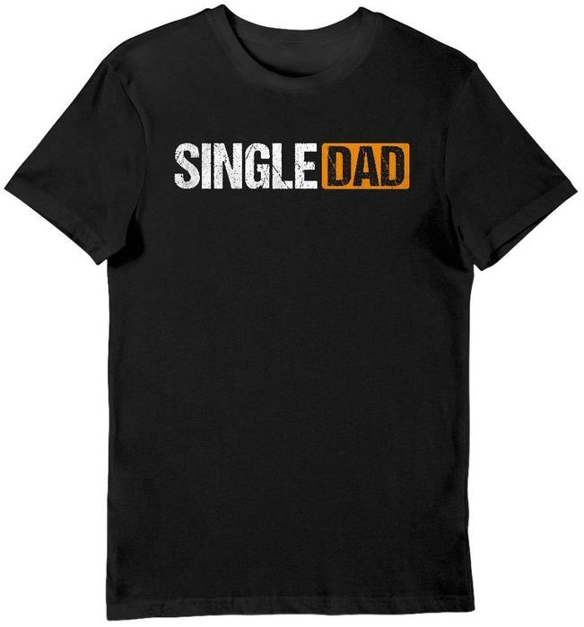 Koszulka męska single dad porn hub czarna S