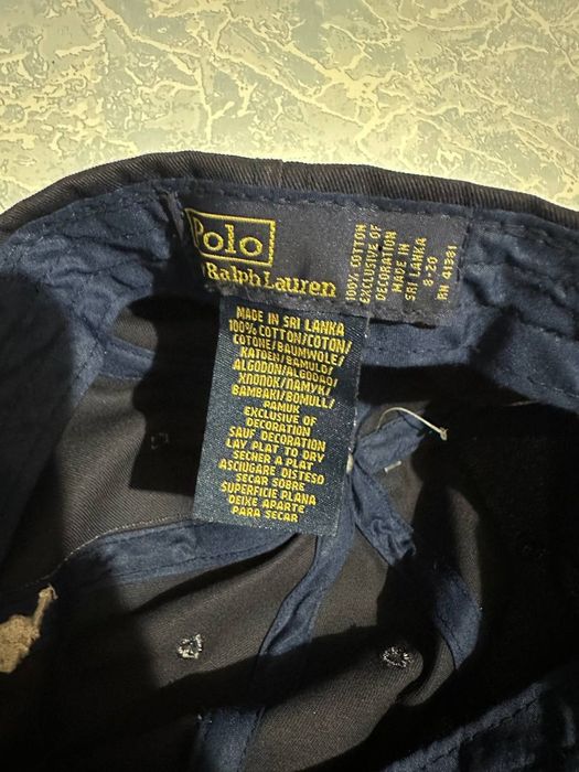 Чорна кепка Polo Ralph Lauren