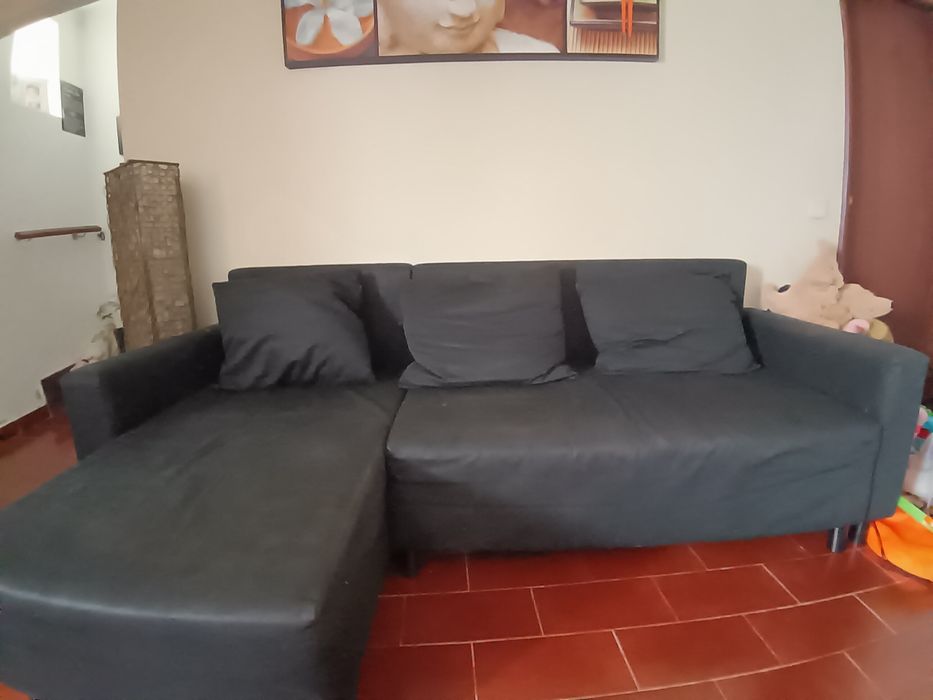 Sofá com chaise longue
