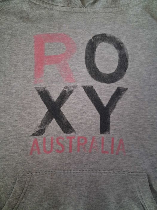 Szara bluza Roxy z kapturem