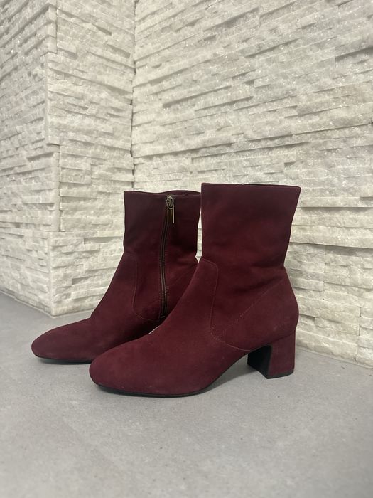 Zamszowe botki Ochnik