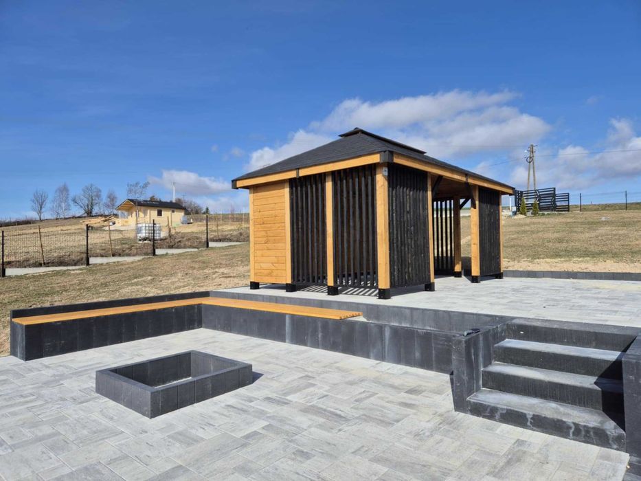 • • • • Altana ogrodowa • • • • NOEMI II 3x4 m producent DREWNOTRIK