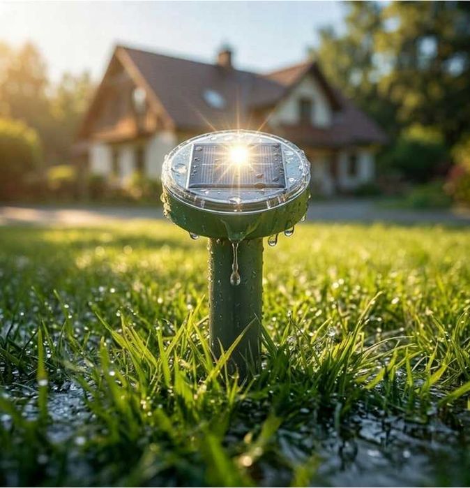 odstraszacz kretow nornic myszy solarny 4 sztuki 3400m2
