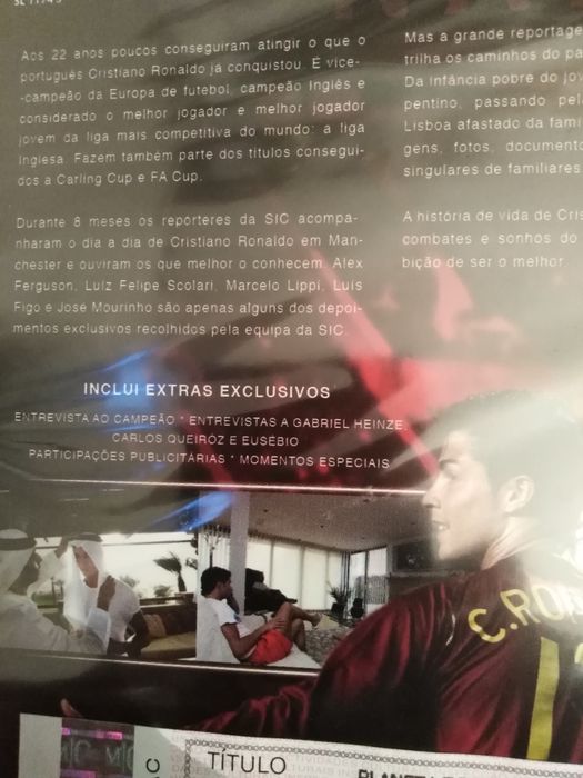 DVD CR7  Ronaldo novo