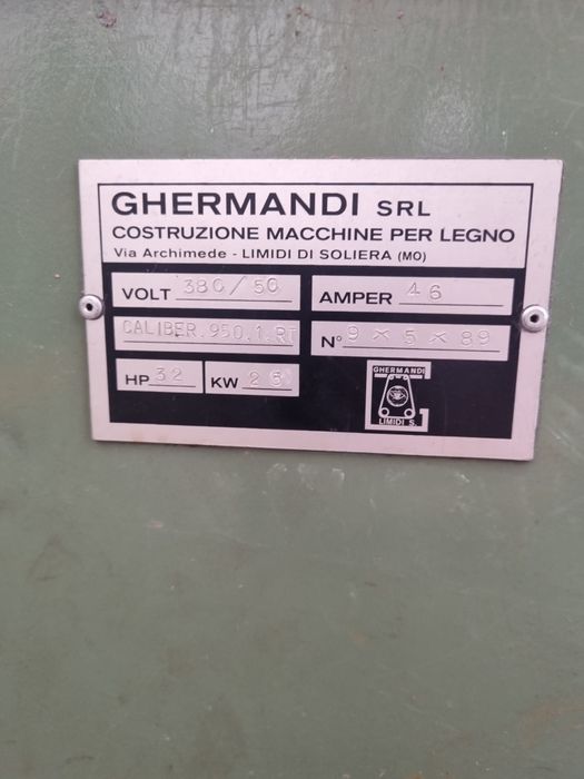 Szlifierka szerokotaśmowa Ghermandi 95cm Calliber 950 Sprowadzona..