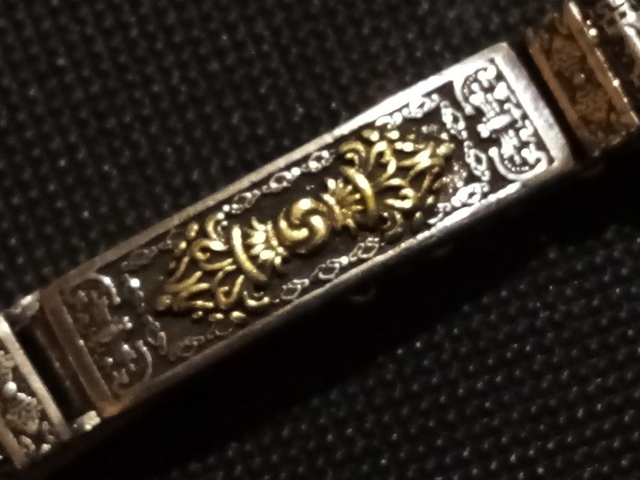 Браслет стерлинговое серебро с родированым покрытием.