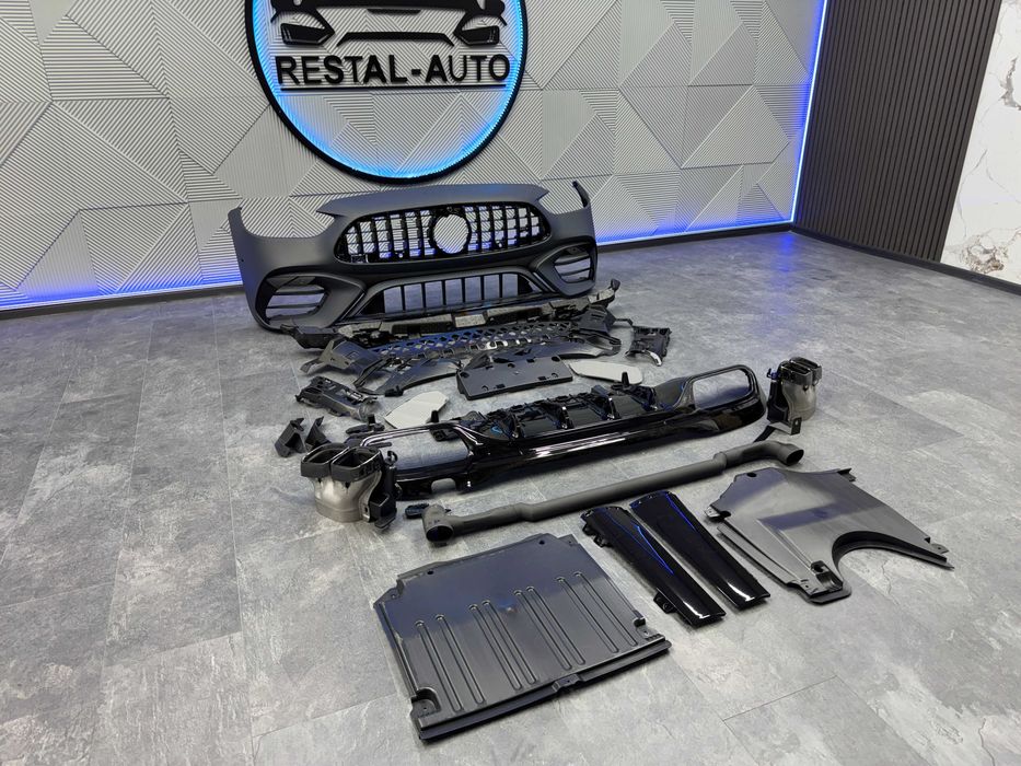 Обвес c63 w206 Body Kit Mercedes C Class W206 2021+ Бампер диффузор