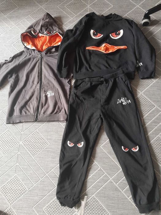 Zombie Dash bluza spodnie dla chłopca r. 134-140 komplet 3 szt.