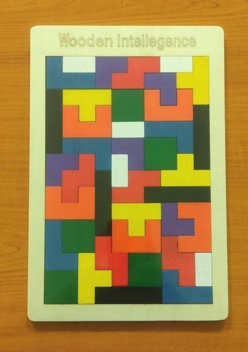 Тетрис деревянный развивающий для моторики.