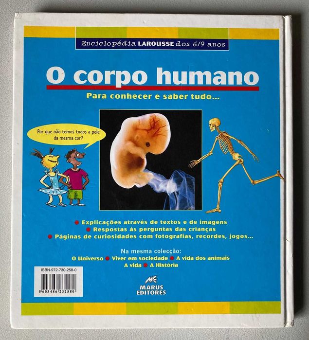 O Corpo Humano - Enciclopédia Larousse dos 6/9 anos