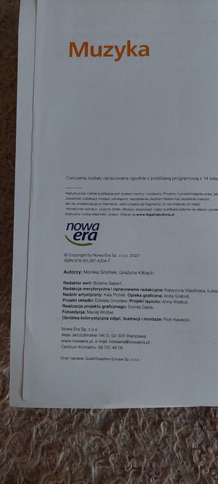Muzyka klasa 3 podstawówki