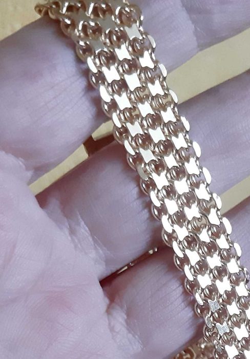 Bransoletka pozłacana damska