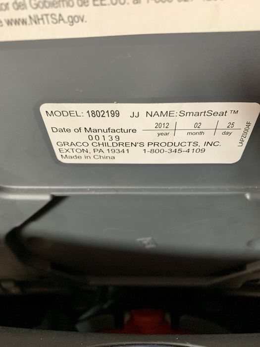 Дитяче автокрісло Graco (ISOFIX) 0-10 років (2,2-45 кг)