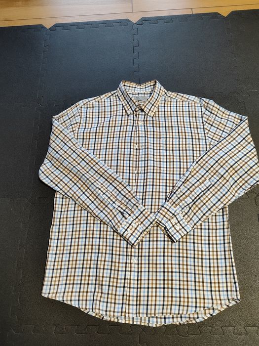 Koszula męska w kratę rozm L