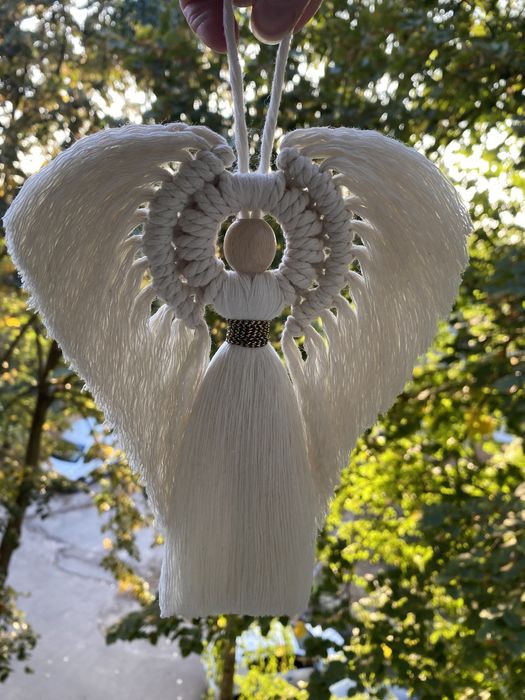 Янгол оберіг макраме