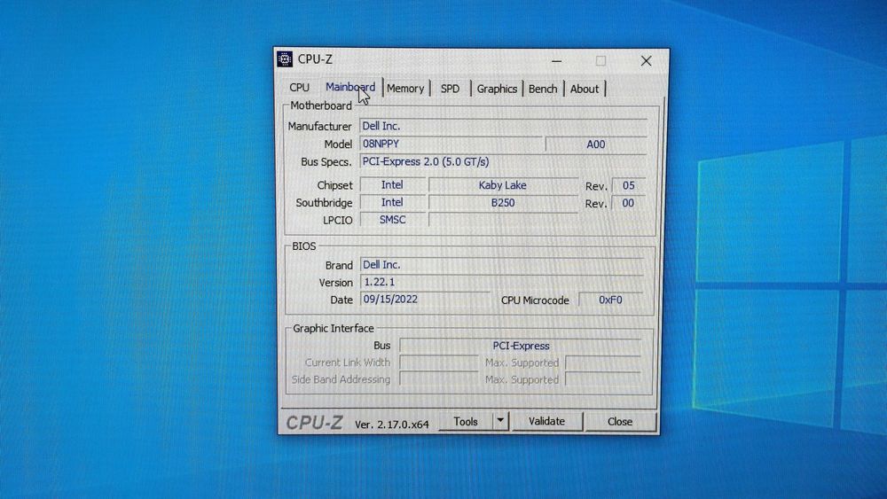 PC - Dell OptiPlex 3050 i5-7500/3.4Ghz/8GB DDR4/256GB SSD