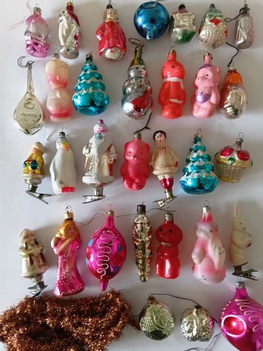 Елочние  игрушки  ссср часи  мандарин космонавт