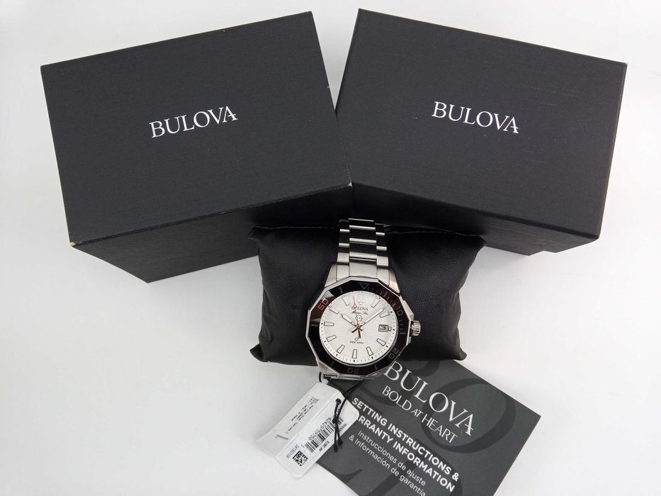 Мужские часы Bulova Precisionist Marine Star 96B426 точность колебаний 262 кГц, сапфир