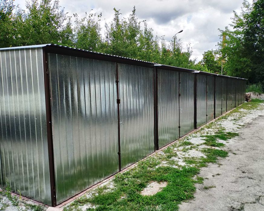 Garaż Blaszany 4x5 Ocynk