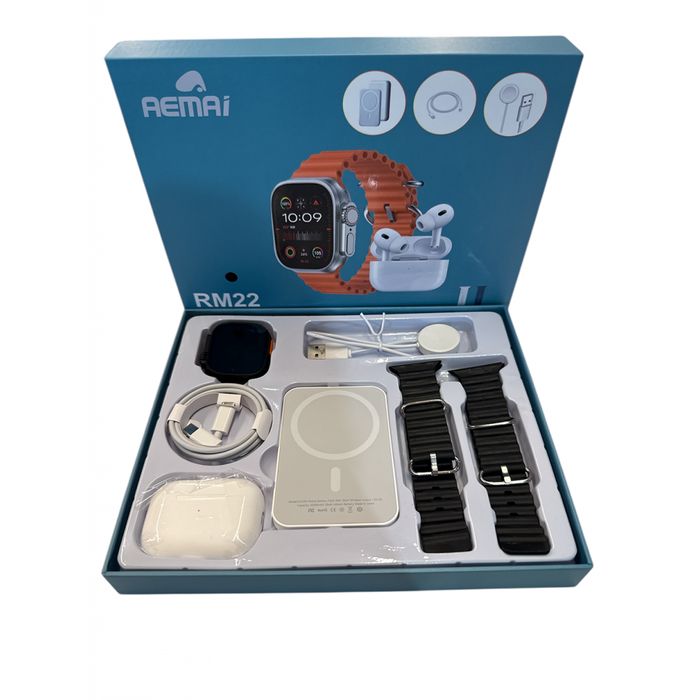 Smartwatch AEMAI RM22 – Kit Completo