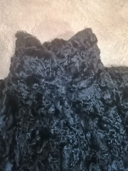 Futro damskie czarne