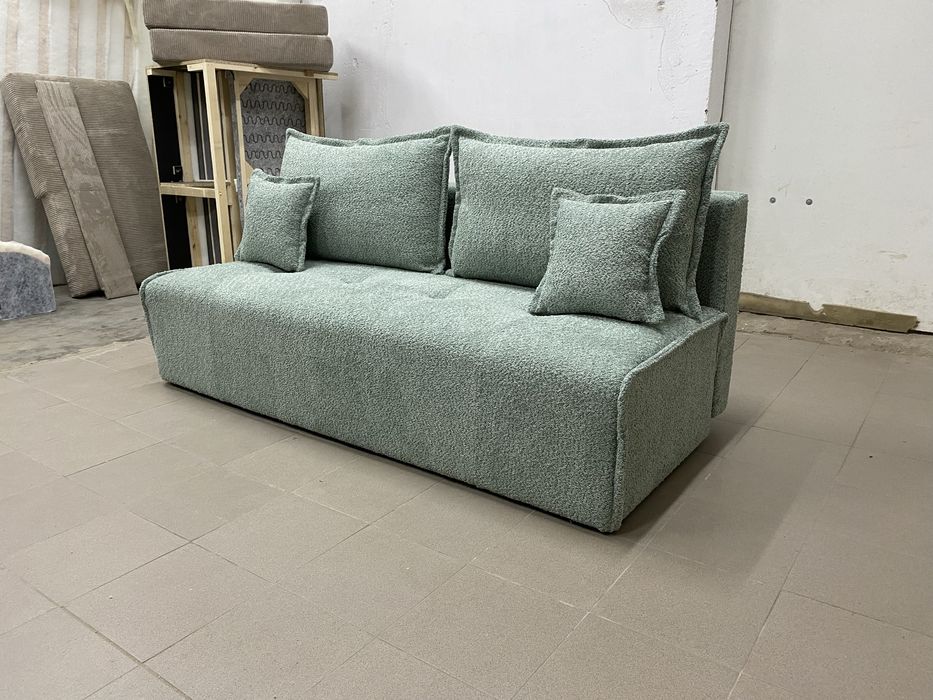 Tapicerowana Kanapa rozkładana do spania codziennego z pojemnikiem