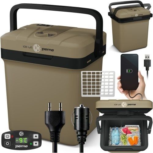 Lodówka samochodowa PEME  12V 230V USB