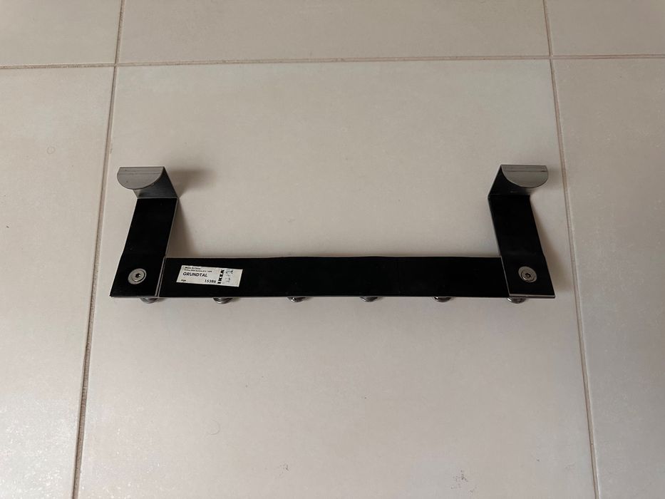 Cabide para porta em aço inoxidável