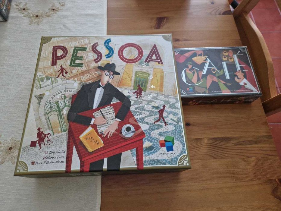 Pessoa + Cafe Pythagoras pack Jogos Tabuleiro