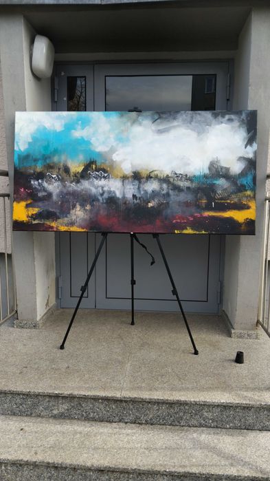 PROMOCJA Duży obraz na płótnie koń konie łąka natura pejzaż oryginał