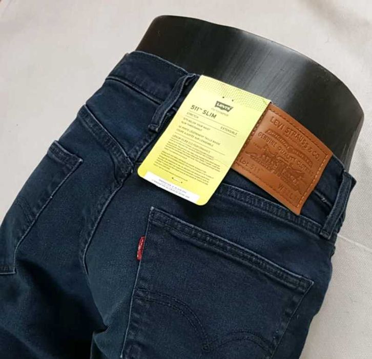 Męskie jeansy Levi's 511 -Slim Stretch Below nowe oryg. Levis -W32/L36