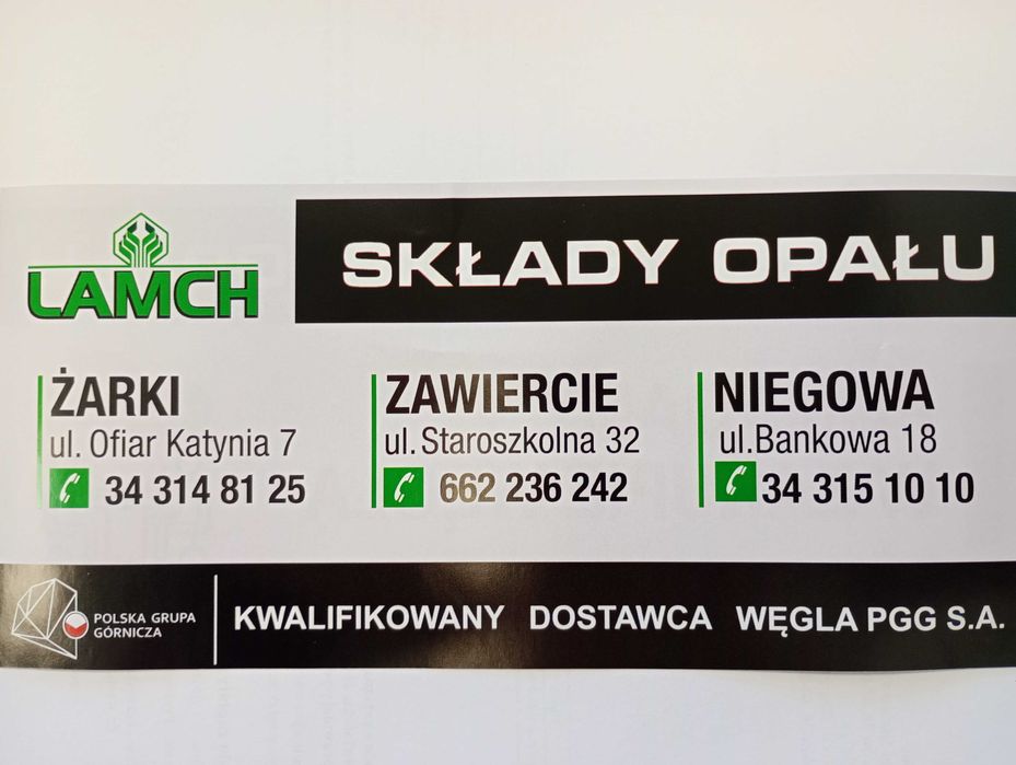 Węgiel Orzech Groszek * LUZ * WORKOWANY 25kg * polskie kopalnie