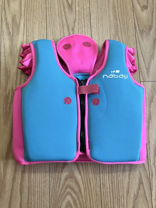 Colete de Natação espuma rosa NABAIJI (decatlon)