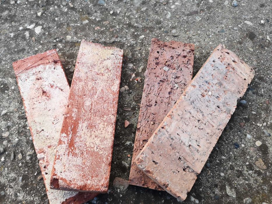 Płytki ze starej cegły, Retro lico, cegła cięta, Bytomskie Cegiełki