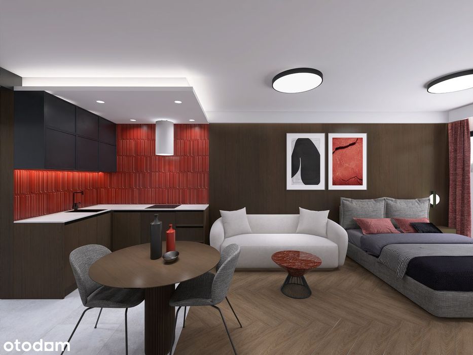 Klimatyzowane studio 27,6m2 ul. Kościuszki 22