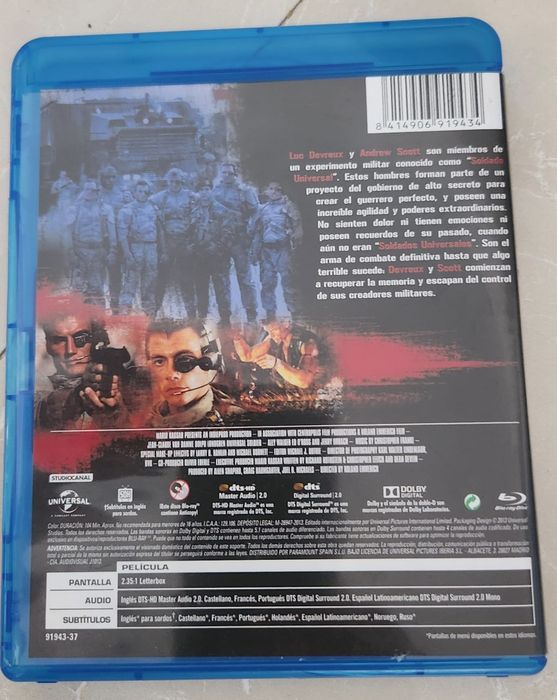 Bluray Soldado Universal