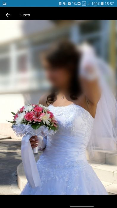 Продам свадебное платье своё.