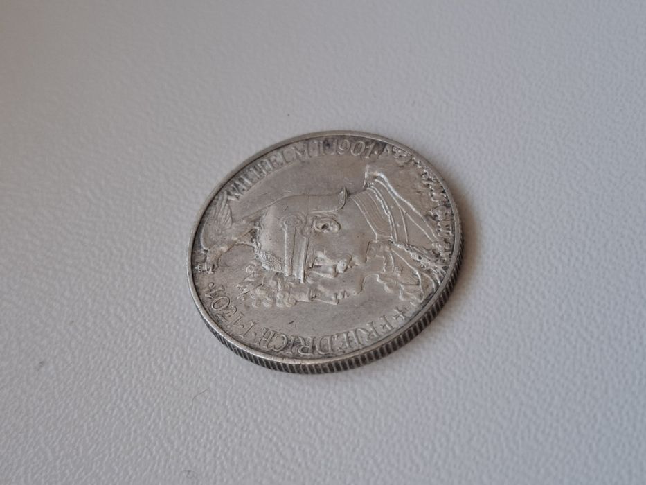 Srebrne 2 marki 1901 A Prusy – 200 lat Królestwa