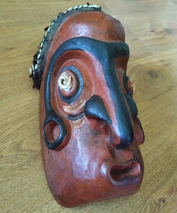 Меланезийская маска Sepik. Дерево.