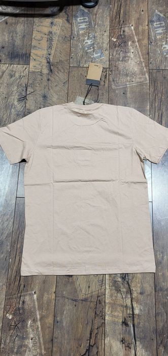 TNF beżowa koszulka męska t-shirt bawełna premium M