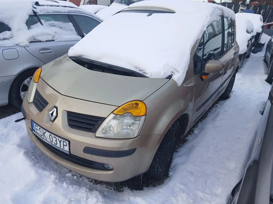 renault modus ted12 maska zderzak lampa grill błotnik drzwi zbiornik paliwa szyba lusterko