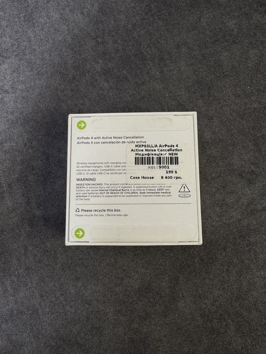 Навушники AirPods 4 Active Noise Cancellation