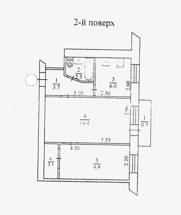 Продаж двокімнатної квартири поблизу Центру