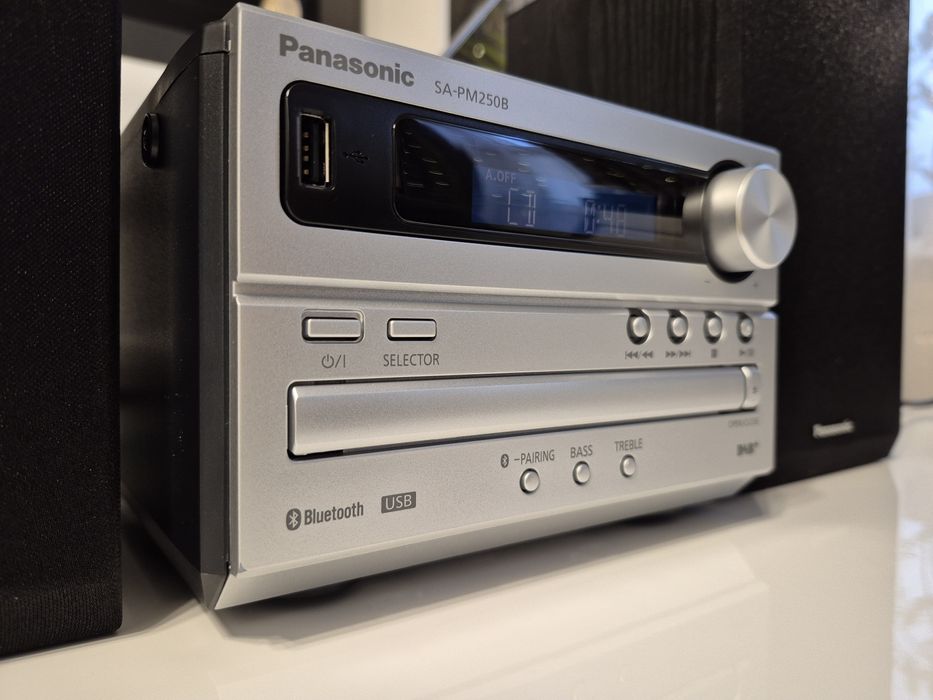 Panasonic SA-PM250B wieża z bluetooth DAB+ FM CD USB
