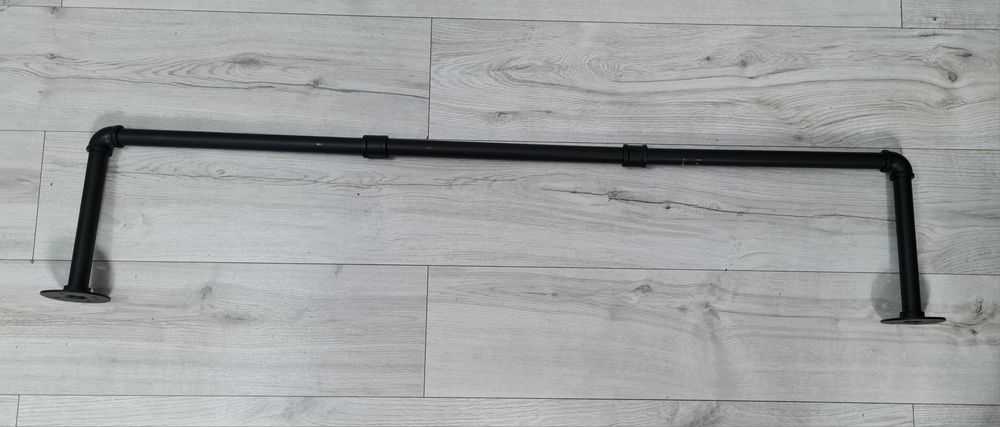 Wieszak na ubrania Industrial loft 120x25 cm rurki