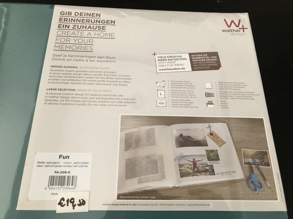 Álbum para fotografias Walther Design - verde já vendido!