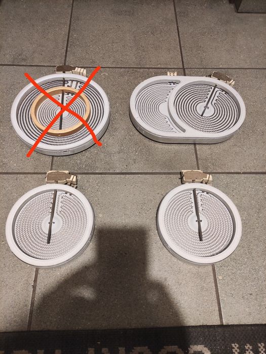 Pole grzejne grzewcze płytka grzejna grzewcza płyty ceramicznej 1200W