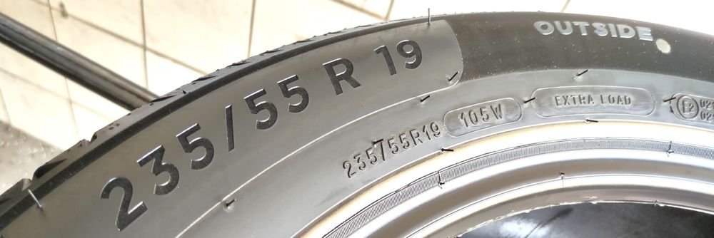 2x 235/55R19 Michelin Primacy 4 105W 2021r A/B/70dB 3 lata gwar.