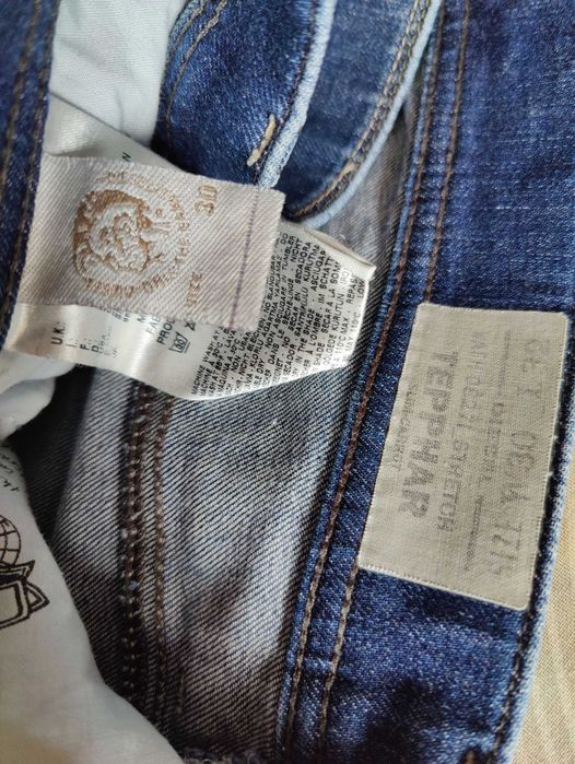 Джинсы Diesel Tepphar jeans Italy w31, w32 stretch navy.