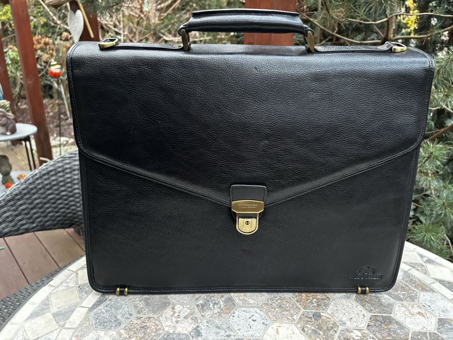 Skórzana nowa teczka Wittchen